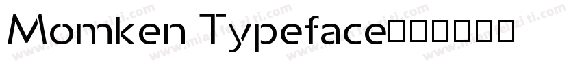Momken Typeface字体转换